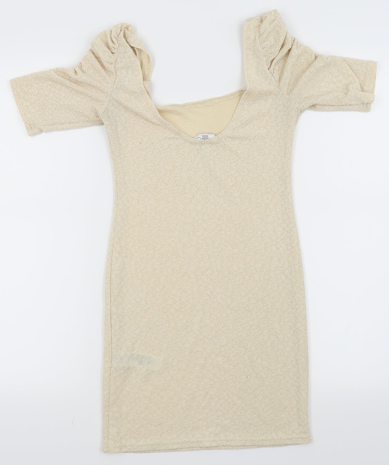 New Look Womens Beige   Pencil Dress  Size 14