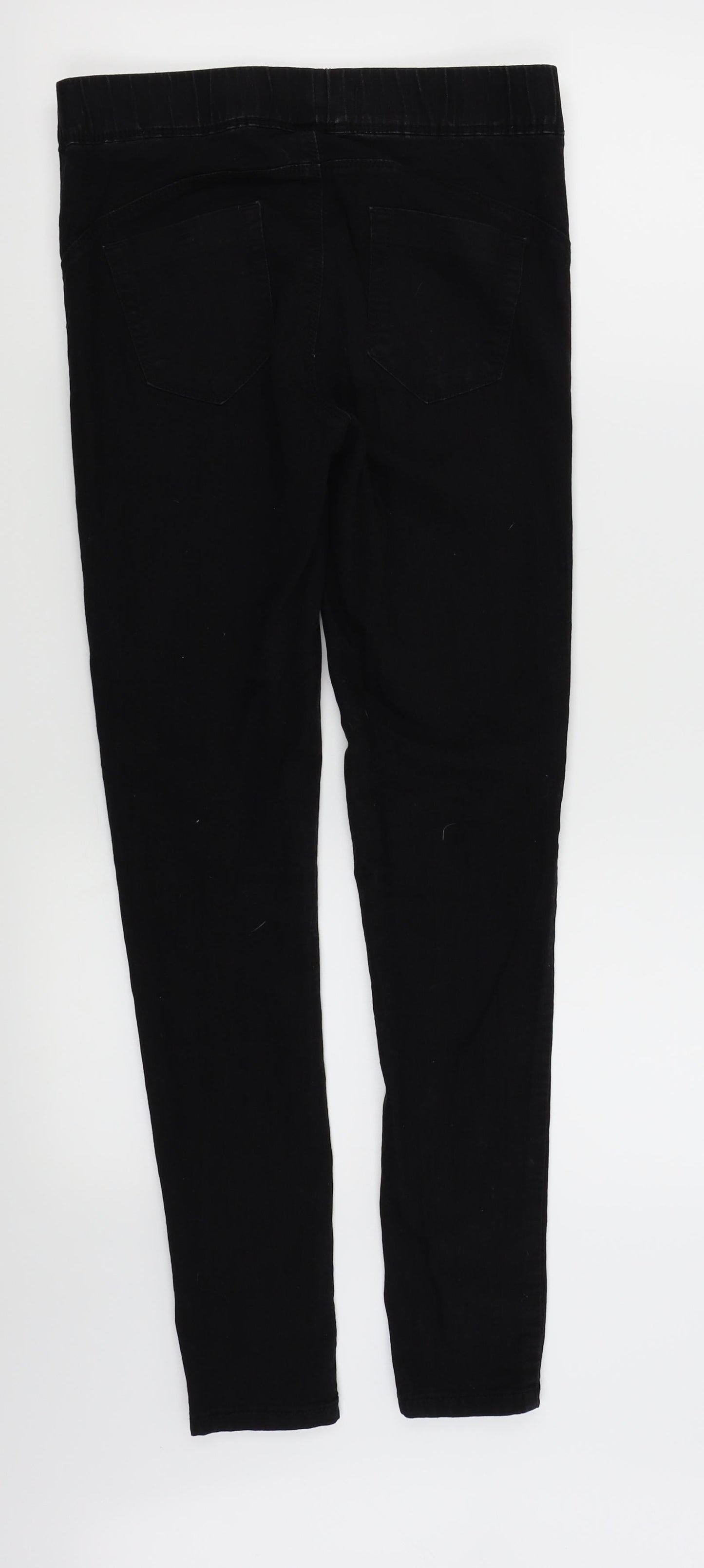 denim and co Womens Black   Jegging Leggings Size 10 L28 in