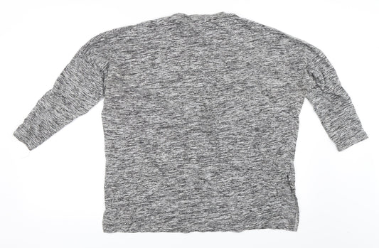 Warehouse Womens Grey   Pullover Jumper Size 12