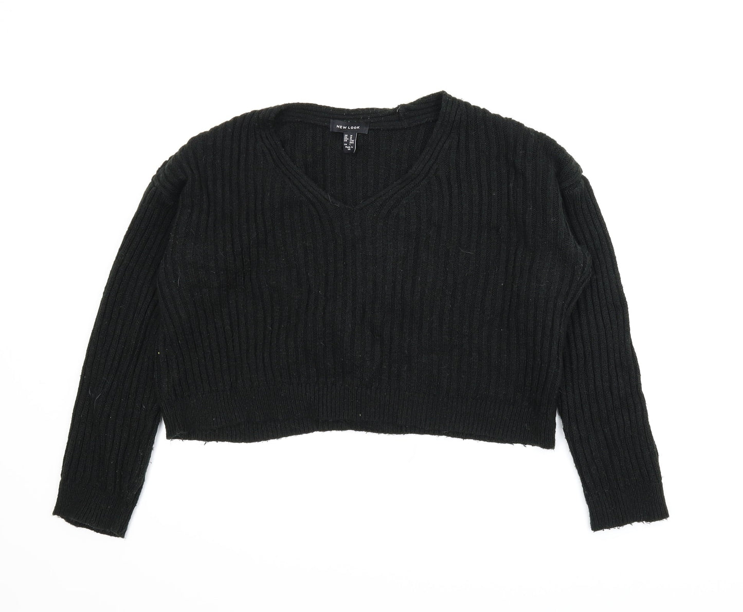 New Look Womens Black   Pullover Jumper Size M