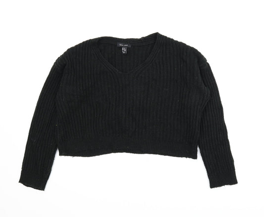 New Look Womens Black   Pullover Jumper Size M