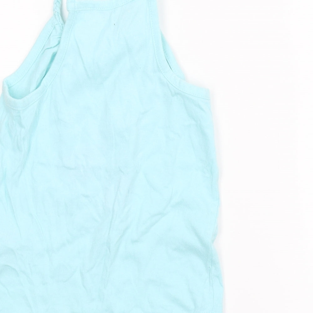Primark Girls Blue   Camisole Blouse Size 5-6 Years  - Tropical