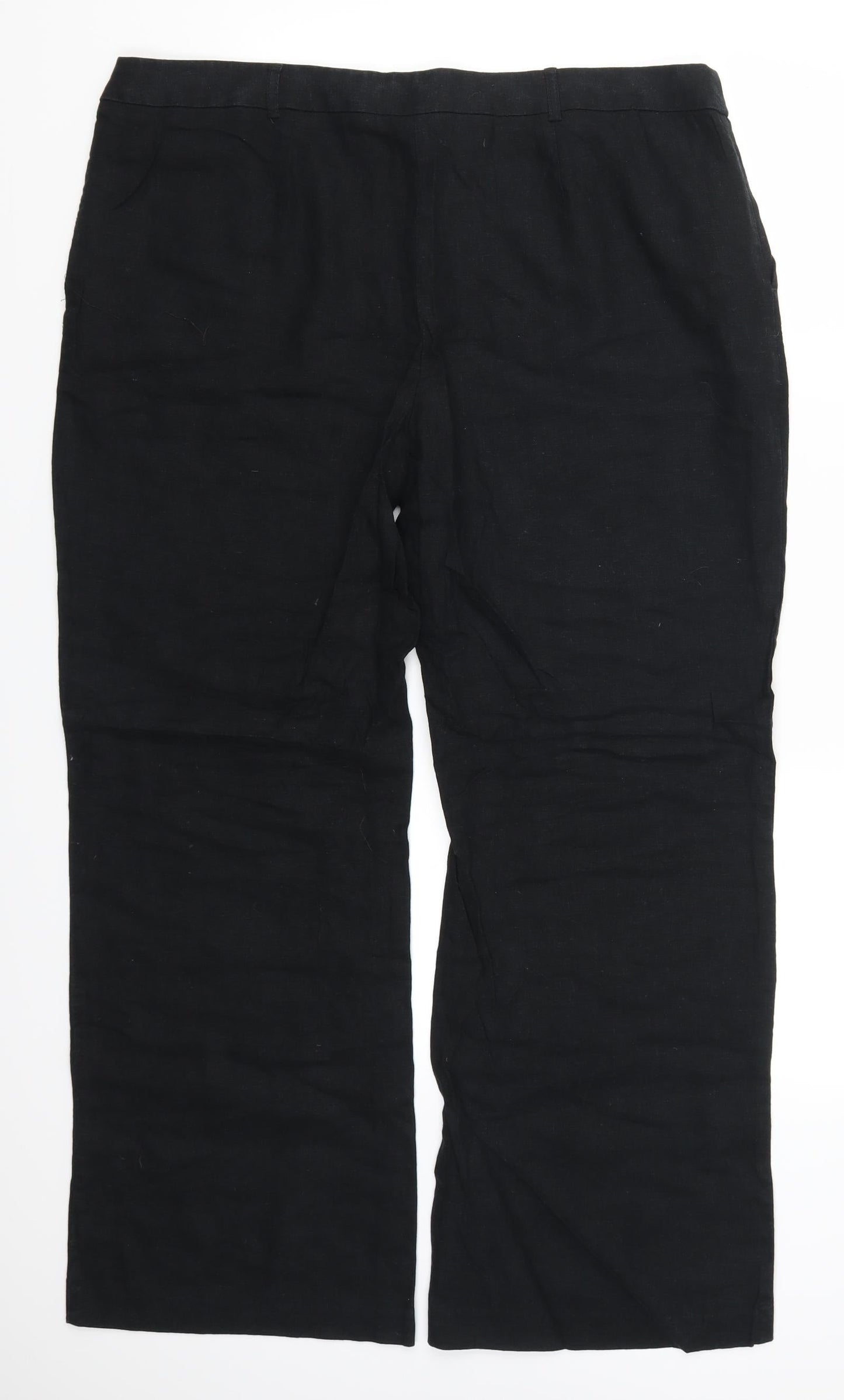Preworn Womens Black   Trousers  Size 37 in L29 in