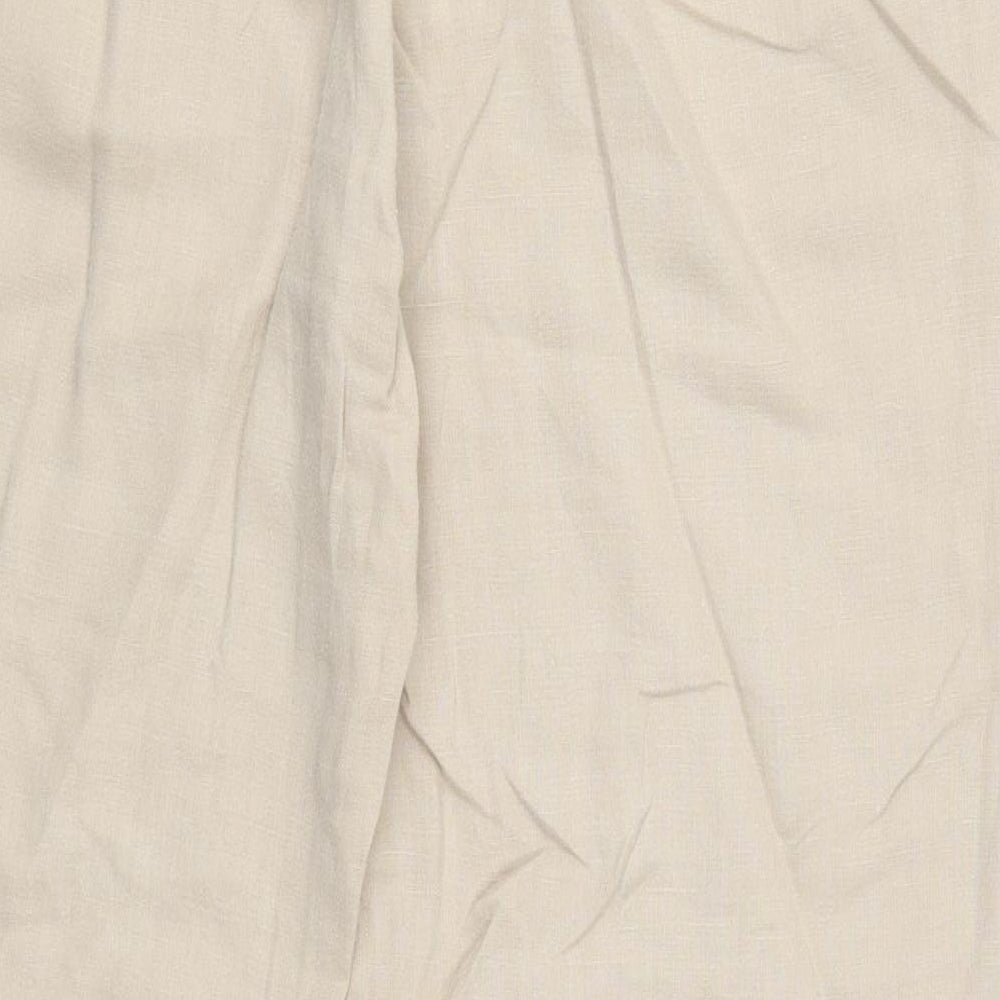 NEXT Womens Beige   Trousers  Size 14 L29.5 in
