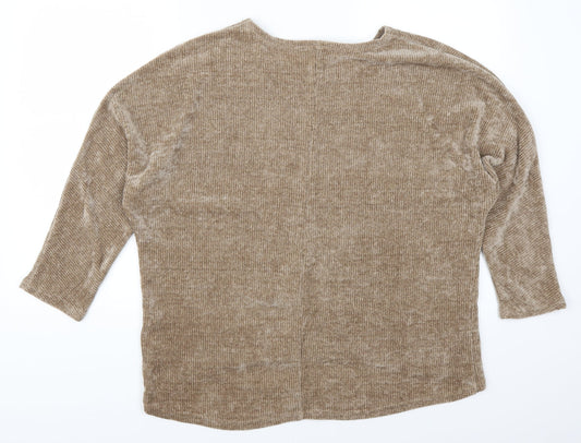 QED London Womens Brown   Pullover Jumper Size M