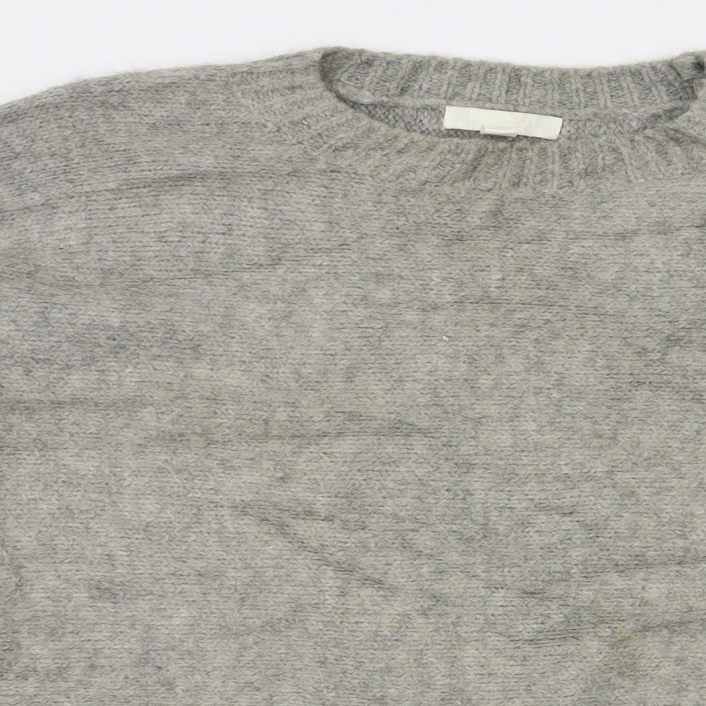 H&M Womens Grey   Pullover Jumper Size S