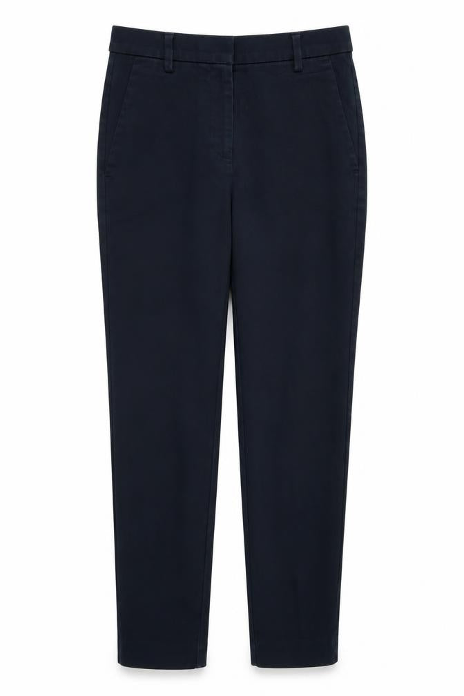 Front view of Marks & Spencer women’s black trousers, size UK 8, 26-inch leg