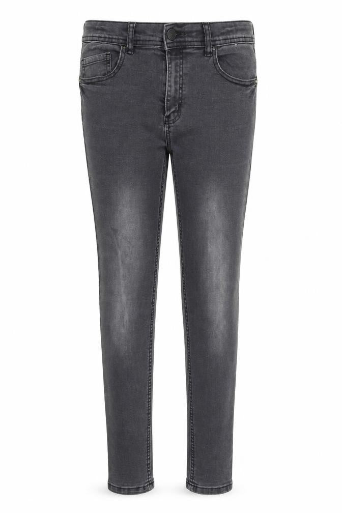 Front view of Denim&co girls’ black skinny jeans, size 13-14, years
