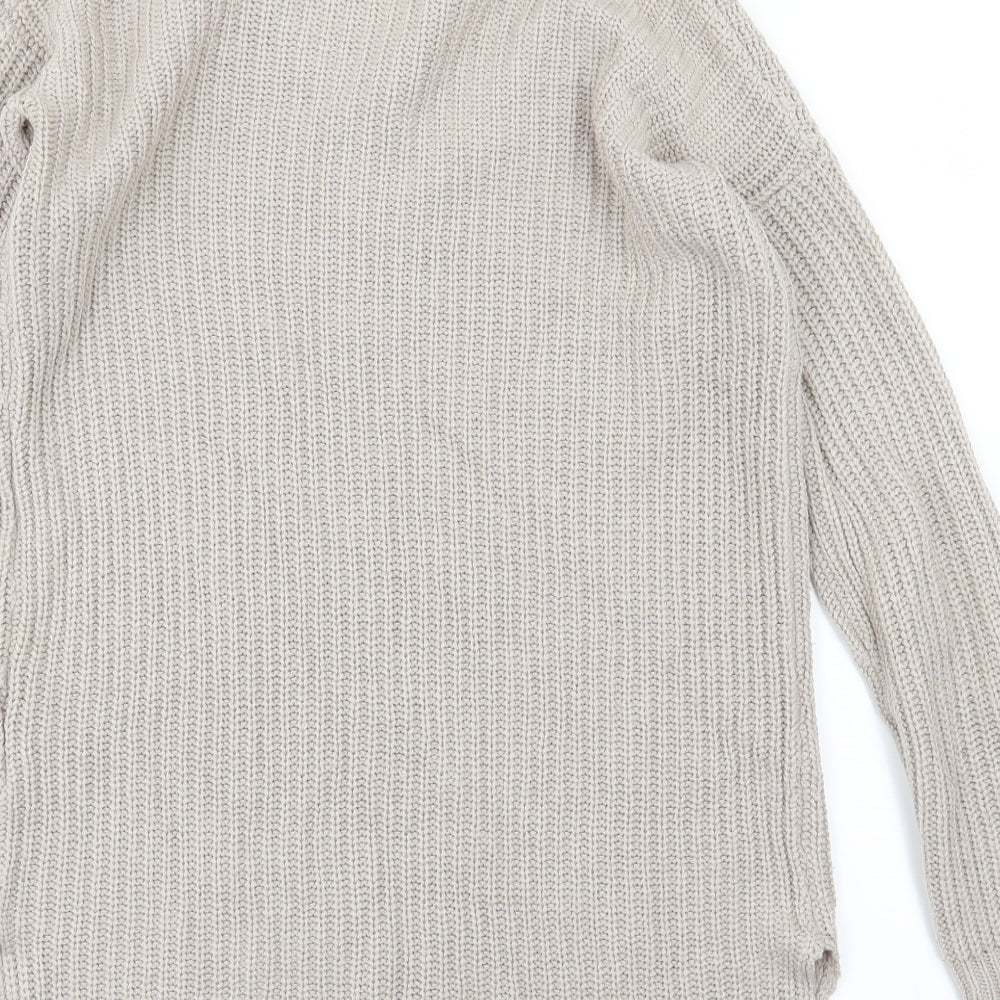 Select Womens Beige  Knit Pullover Jumper Size 6