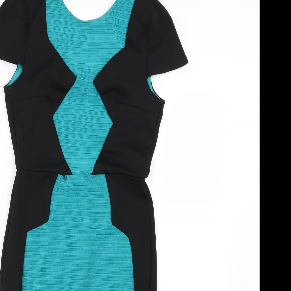 Miss Selfridge Womens Black   Bodycon  Size 6  - Open back