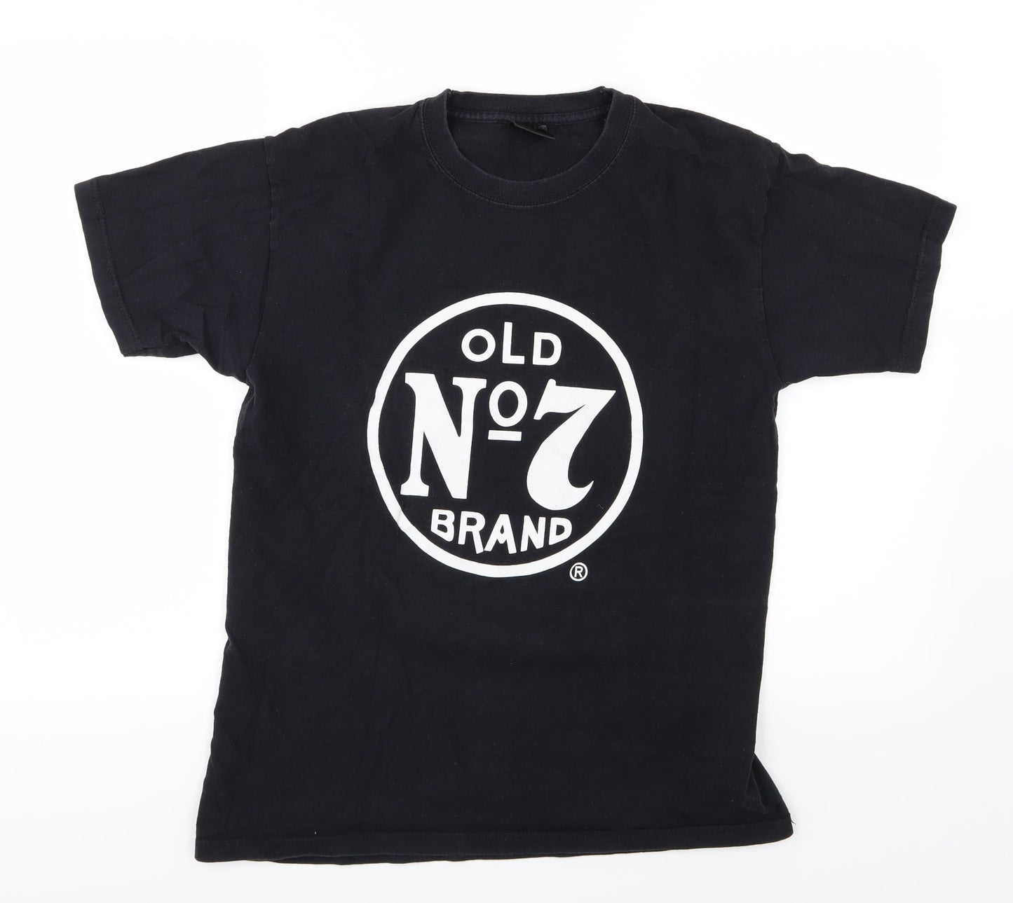Jack Daniels Mens Black  Jersey  T-Shirt Size M
