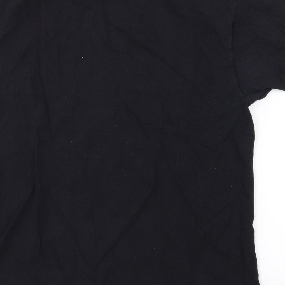 Jack Daniels Mens Black  Jersey  T-Shirt Size M