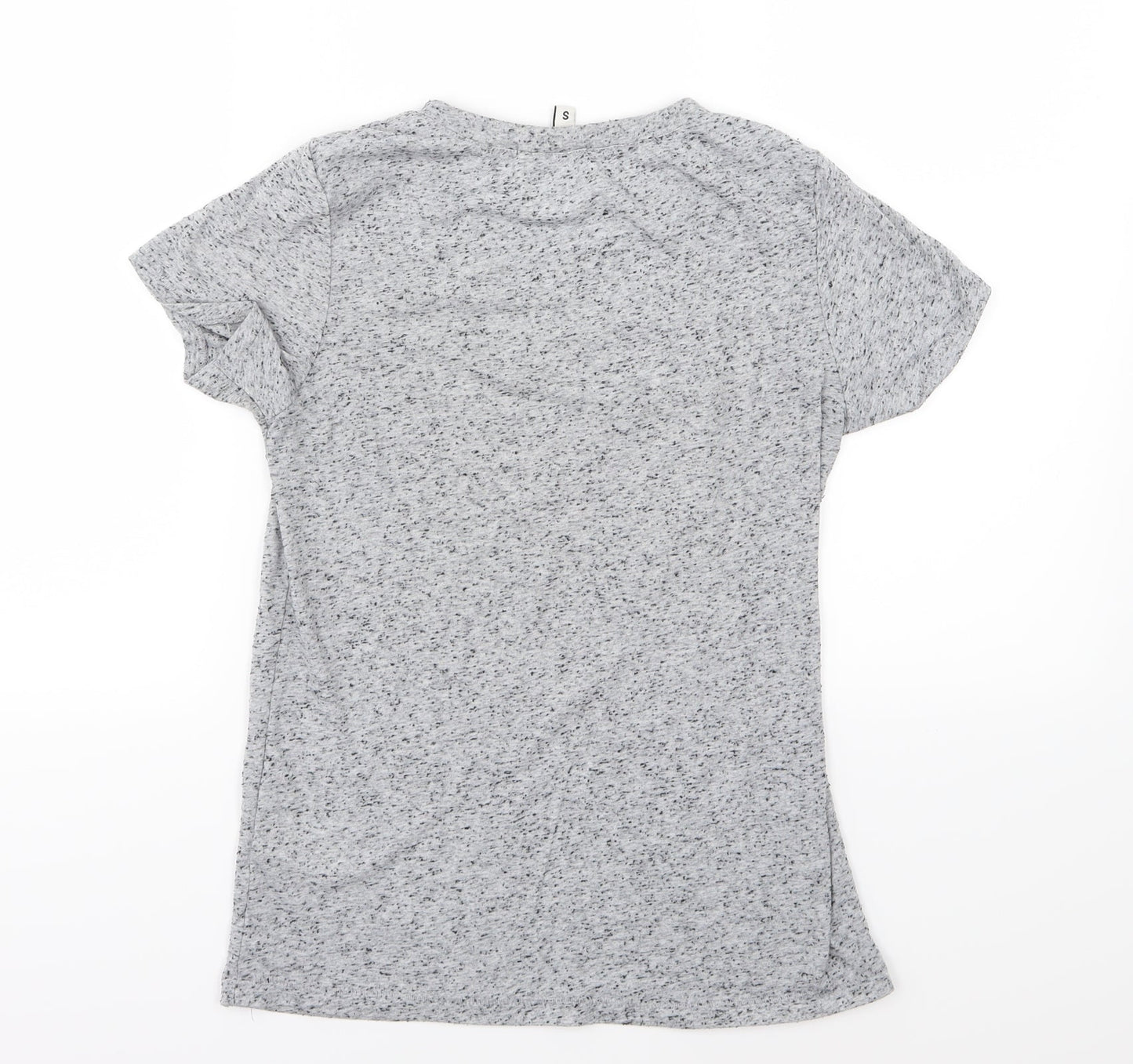 H&M Womens Grey  Jersey Basic T-Shirt Size S