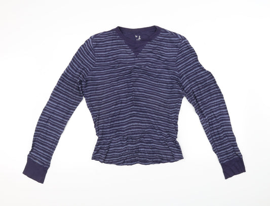 Gap Womens Black Striped  Pullover Jumper Size S