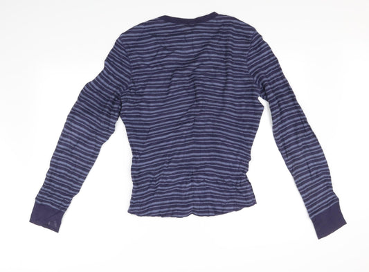 Gap Womens Black Striped  Pullover Jumper Size S