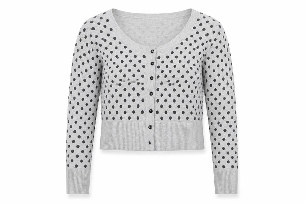 Front view of glamorous women’s green cardigan jumper, size UK 12, - button up