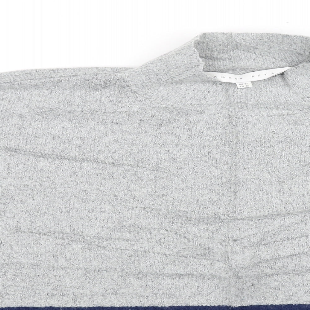 Amara Reya Womens Grey   Pullover Jumper Size 12