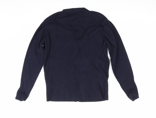 Preworn Womens Blue  Knit Pullover Jumper Size S