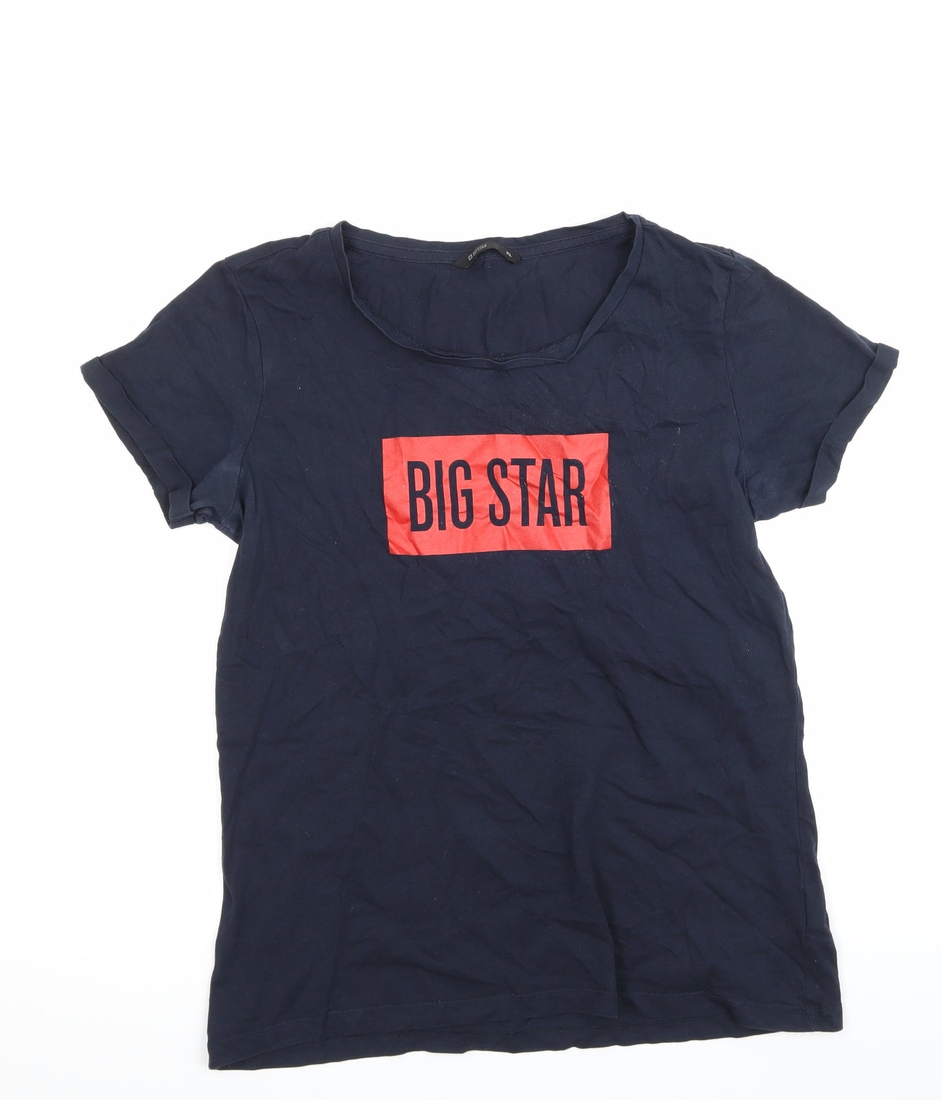 BIG STAR Womens Blue   Basic T-Shirt Size L