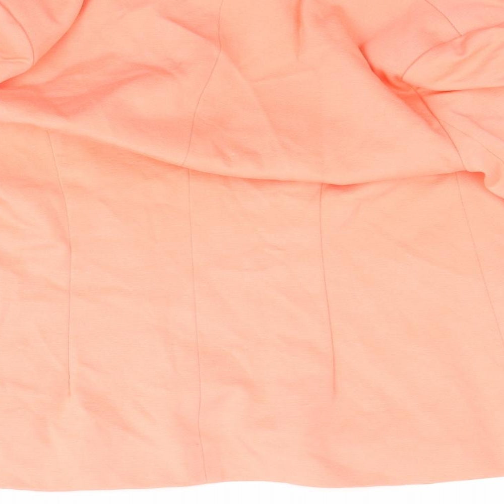 Evita Womens Orange   Jacket Blazer Size 12
