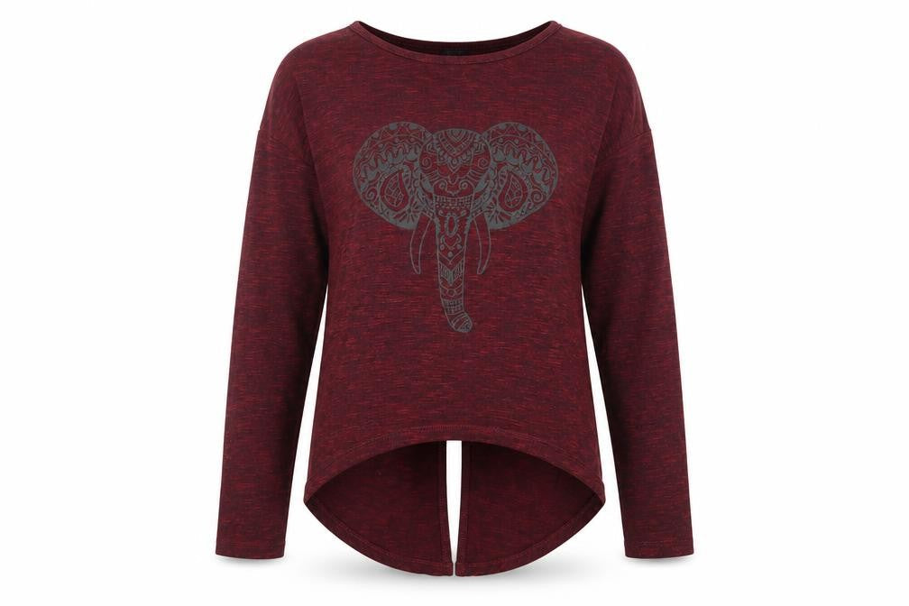 Front view of Kylie girls’ red knit jumper, size 13, years