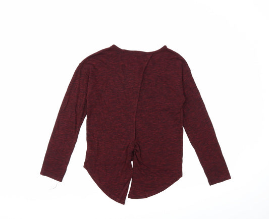 Kylie Girls Red  Knit Pullover Jumper Size 13 Years