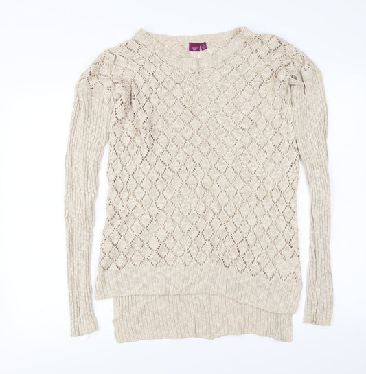Hoxton Chic  Womens Beige   Pullover Jumper Size 12