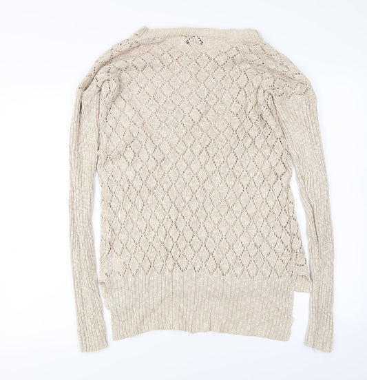 Hoxton Chic  Womens Beige   Pullover Jumper Size 12