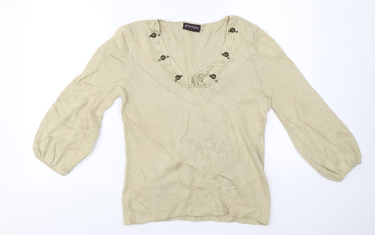 Principles  Womens Beige   Pullover Jumper Size 14