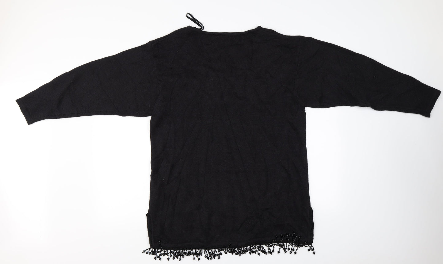 Choices  Womens Black   Pullover Jumper Size 14