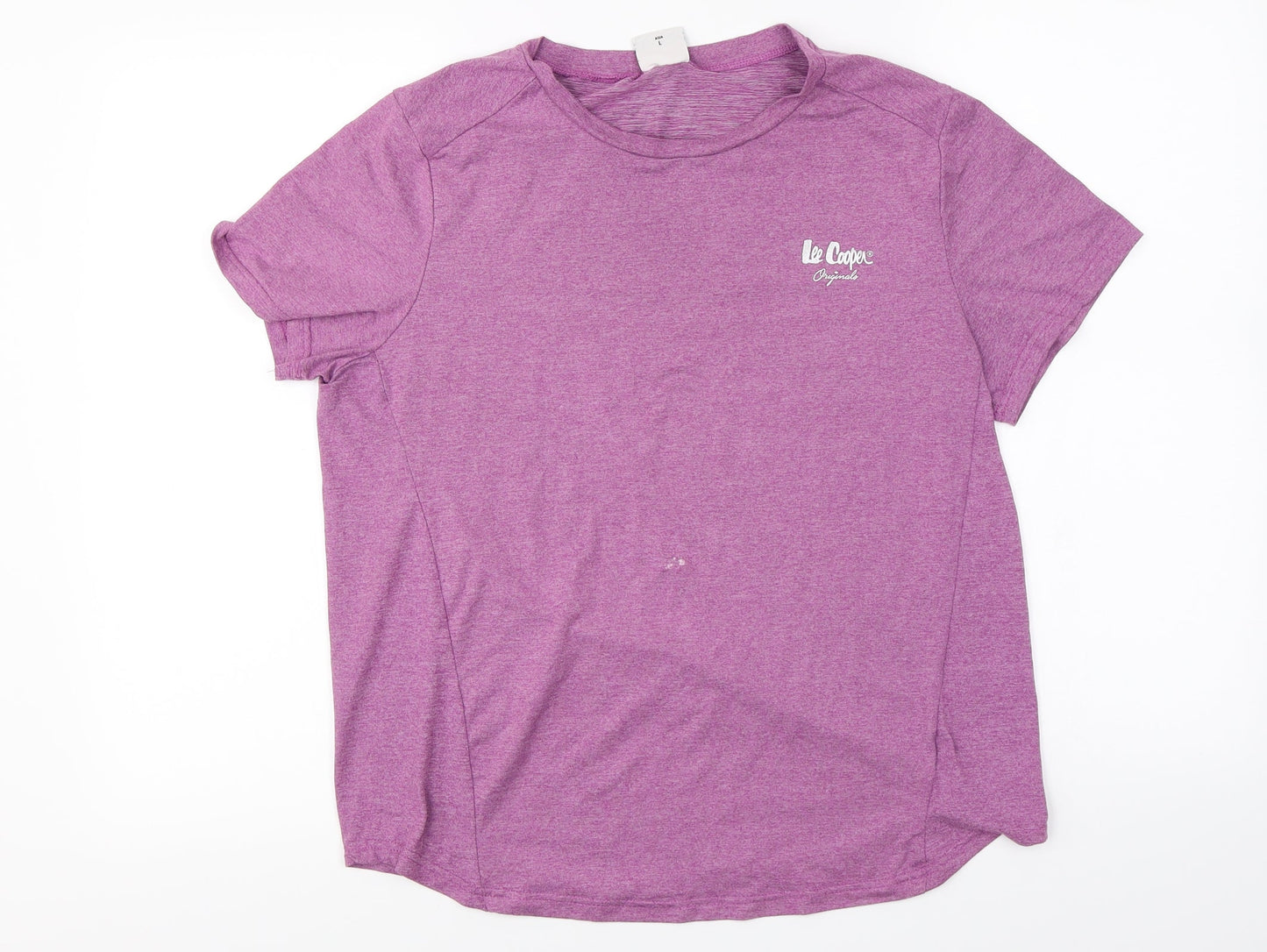 Lee Cooper  Womens Pink   Basic T-Shirt Size 12