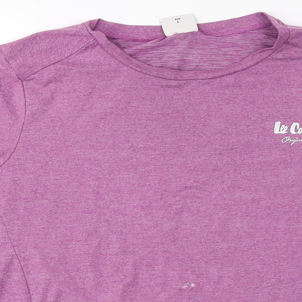Lee Cooper  Womens Pink   Basic T-Shirt Size 12