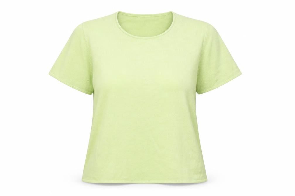 Front view of Hamells women’s green jumper, size M