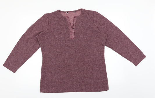 Preworn Womens Purple   Pullover Jumper Size 14