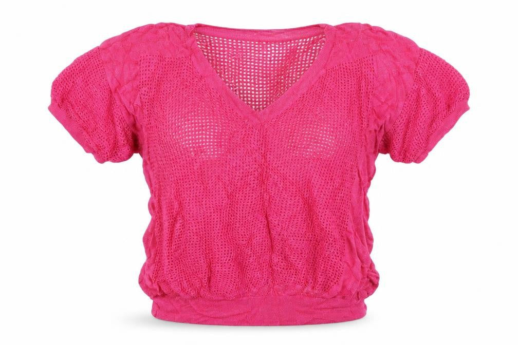 Front view of Next women’s pink jumper, size UK 14