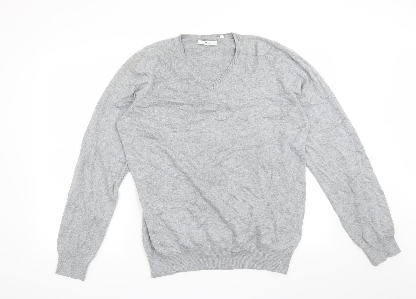 Open Mens Grey   Pullover Jumper Size XL