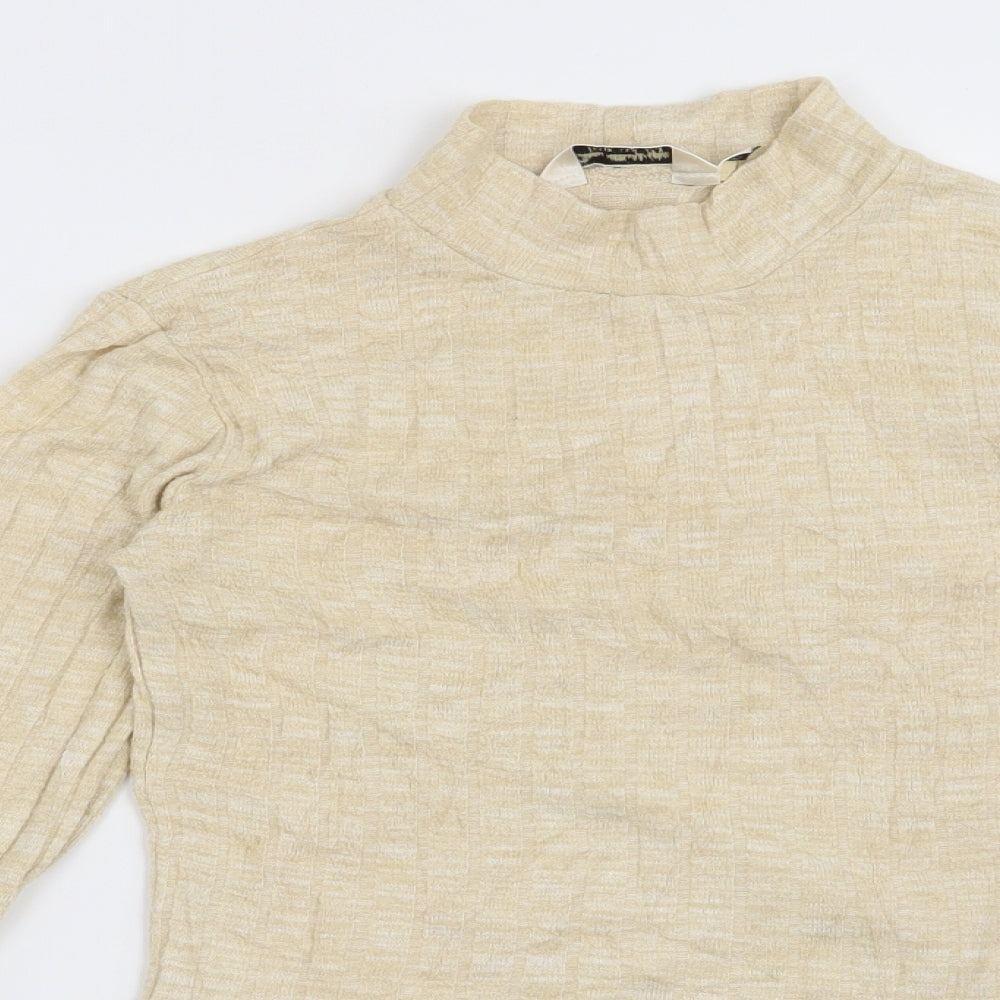 Miss Selfridge Womens Beige   Pullover Jumper Size 8
