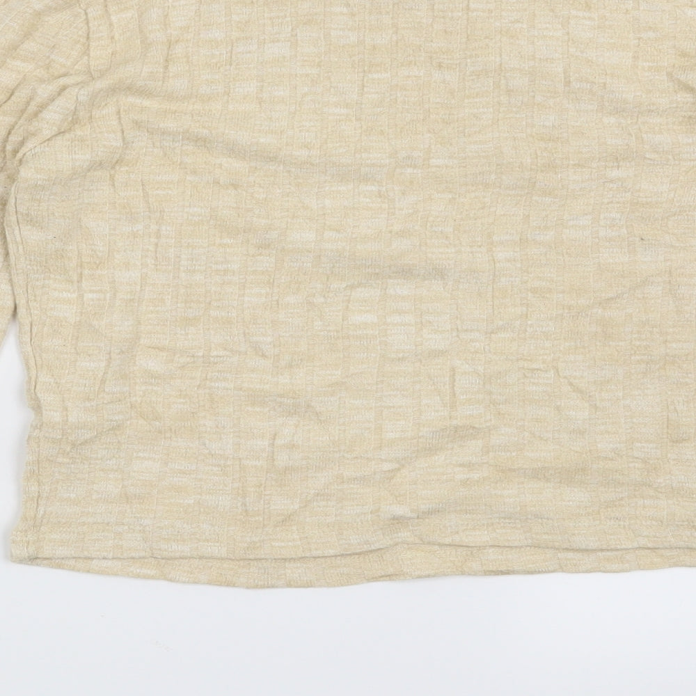 Miss Selfridge Womens Beige   Pullover Jumper Size 8