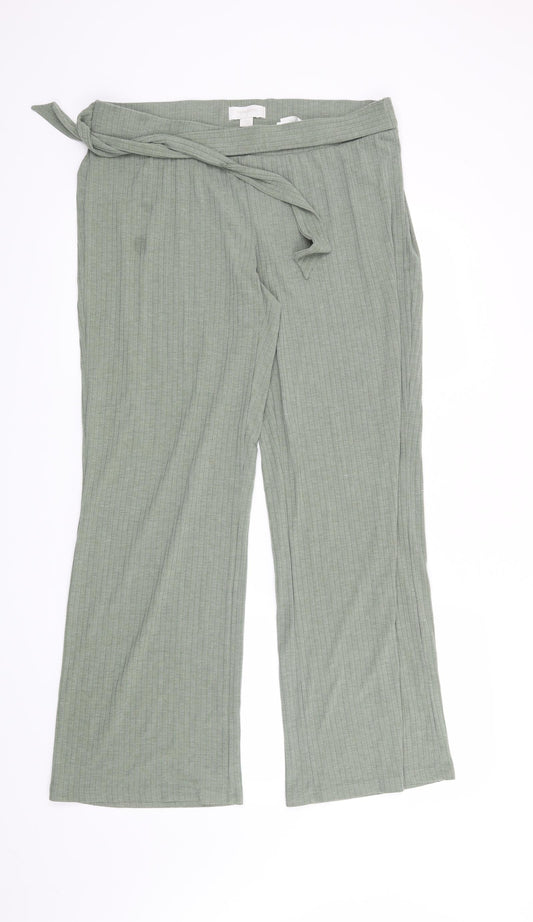 Mama-licious Womens Green   Trousers  Size L L29 in