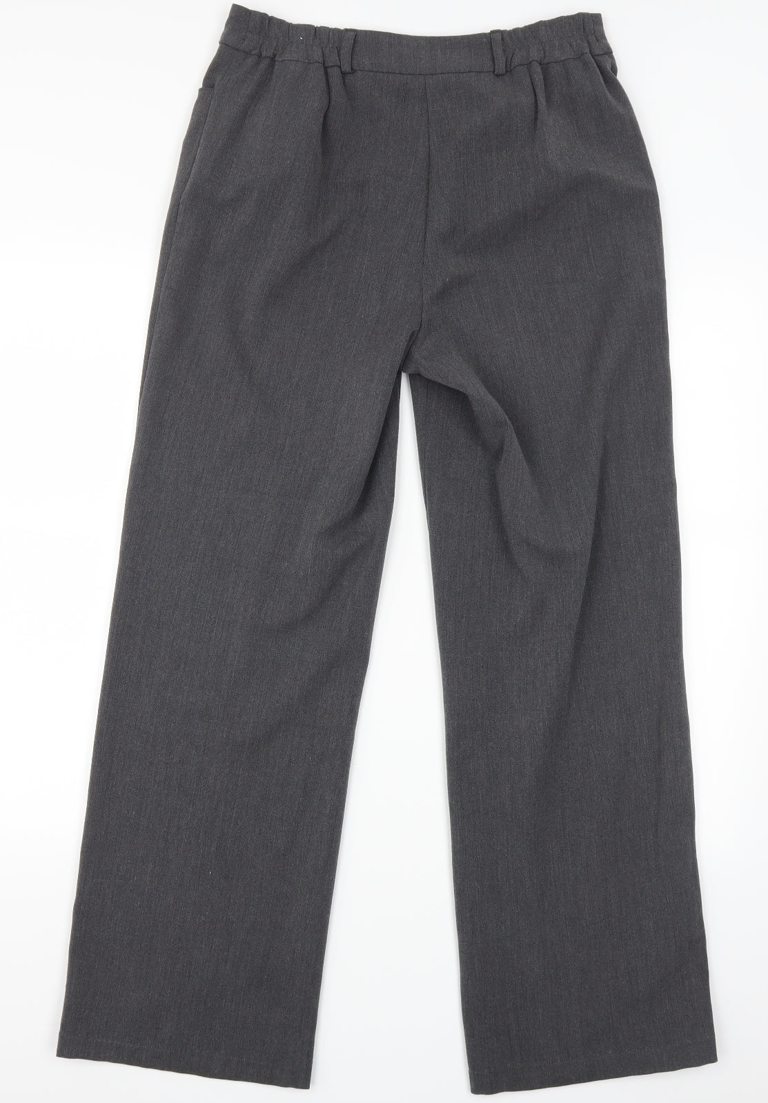 slimma Womens Grey   Trousers  Size 10 L28 in