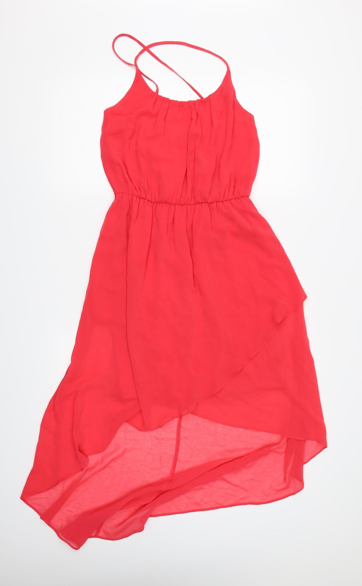 New Look Womens Pink  Chiffon Trapeze & Swing  Size 8