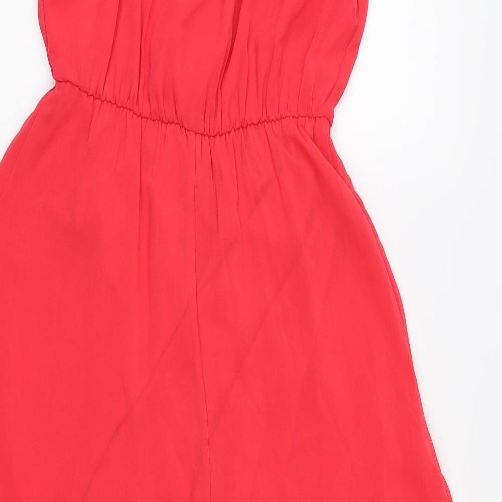 New Look Womens Pink  Chiffon Trapeze & Swing  Size 8