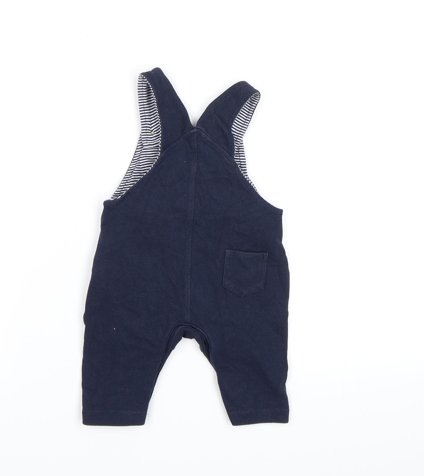 Debenhams Boys Blue   Romper One-Piece Size 0-3 Months  - Dungaree