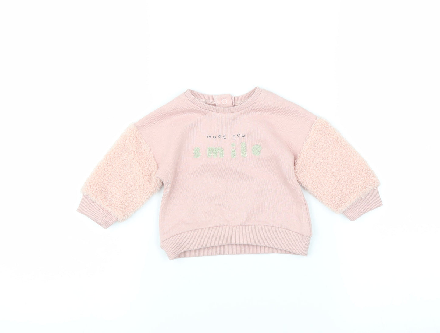 George Baby Pink   Pullover Jumper Size 0-3 Months