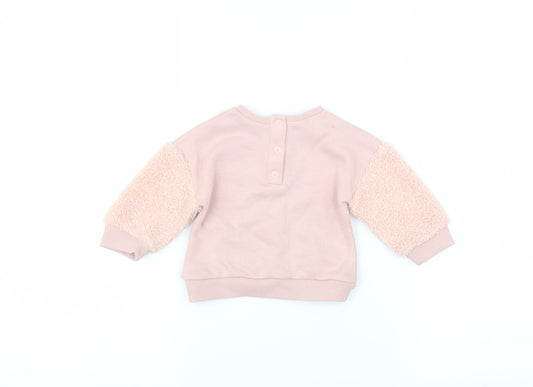 George Baby Pink   Pullover Jumper Size 0-3 Months