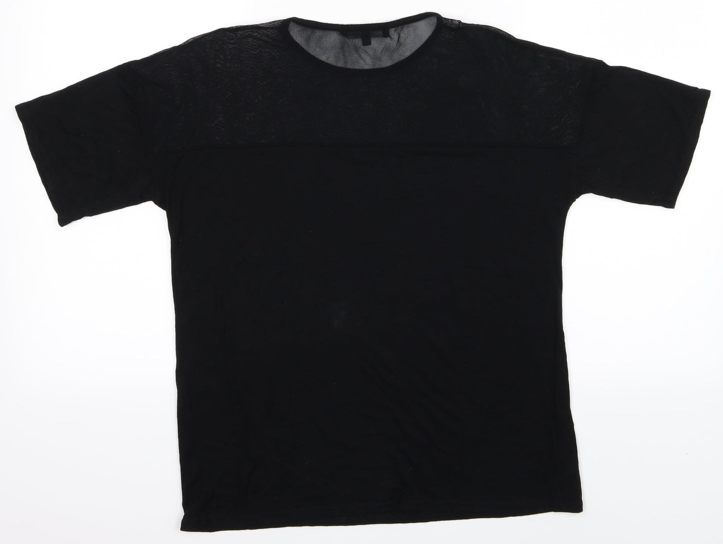 Daisy Street Womens Black   Basic T-Shirt Size M