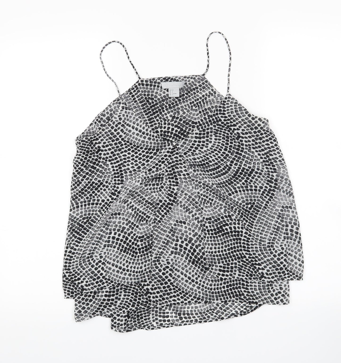 H&M Womens Black   Camisole Tank Size 10  - 100% polyester