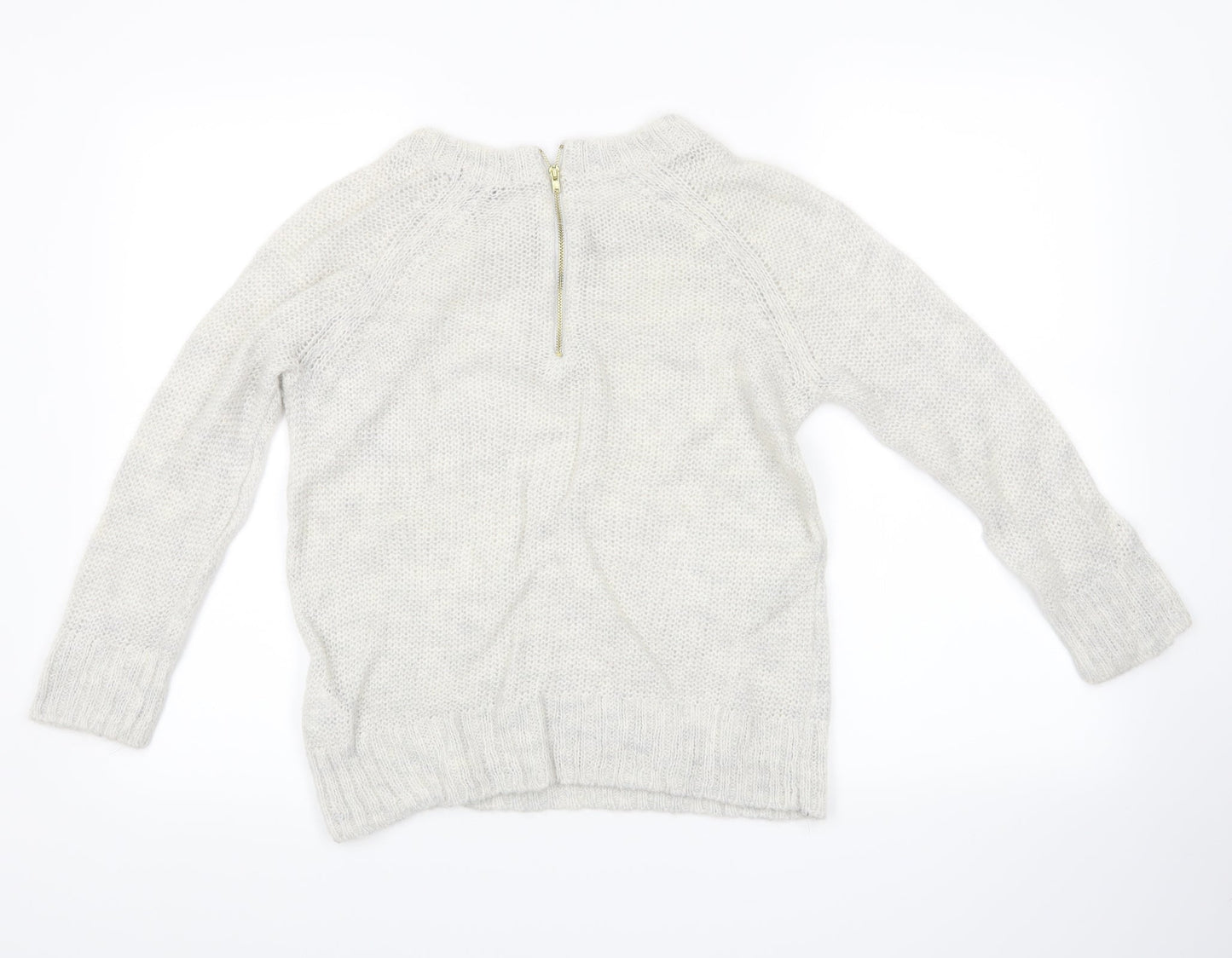 H&M Womens Grey   Pullover Jumper Size S