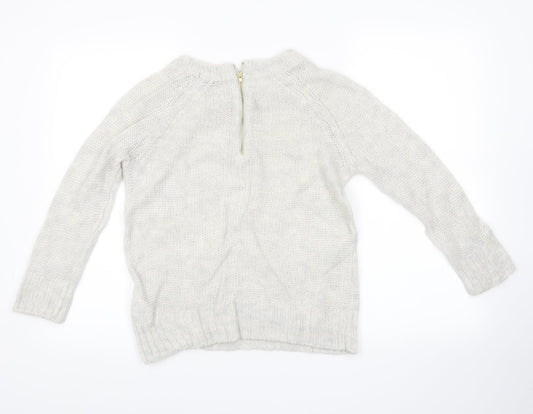 H&M Womens Grey   Pullover Jumper Size S