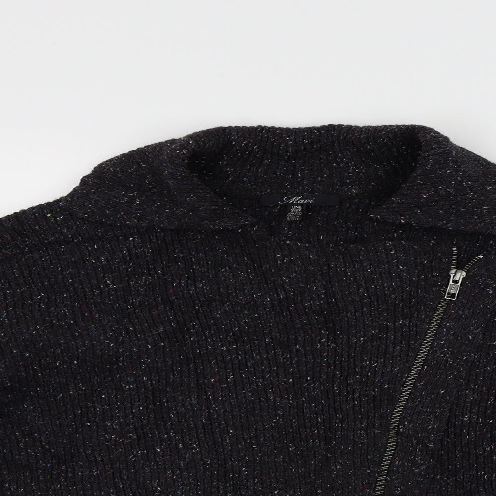 Mavi Womens Grey   Full Zip Jumper One Size